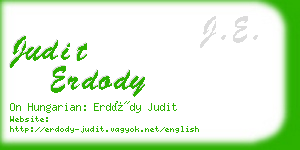 judit erdody business card